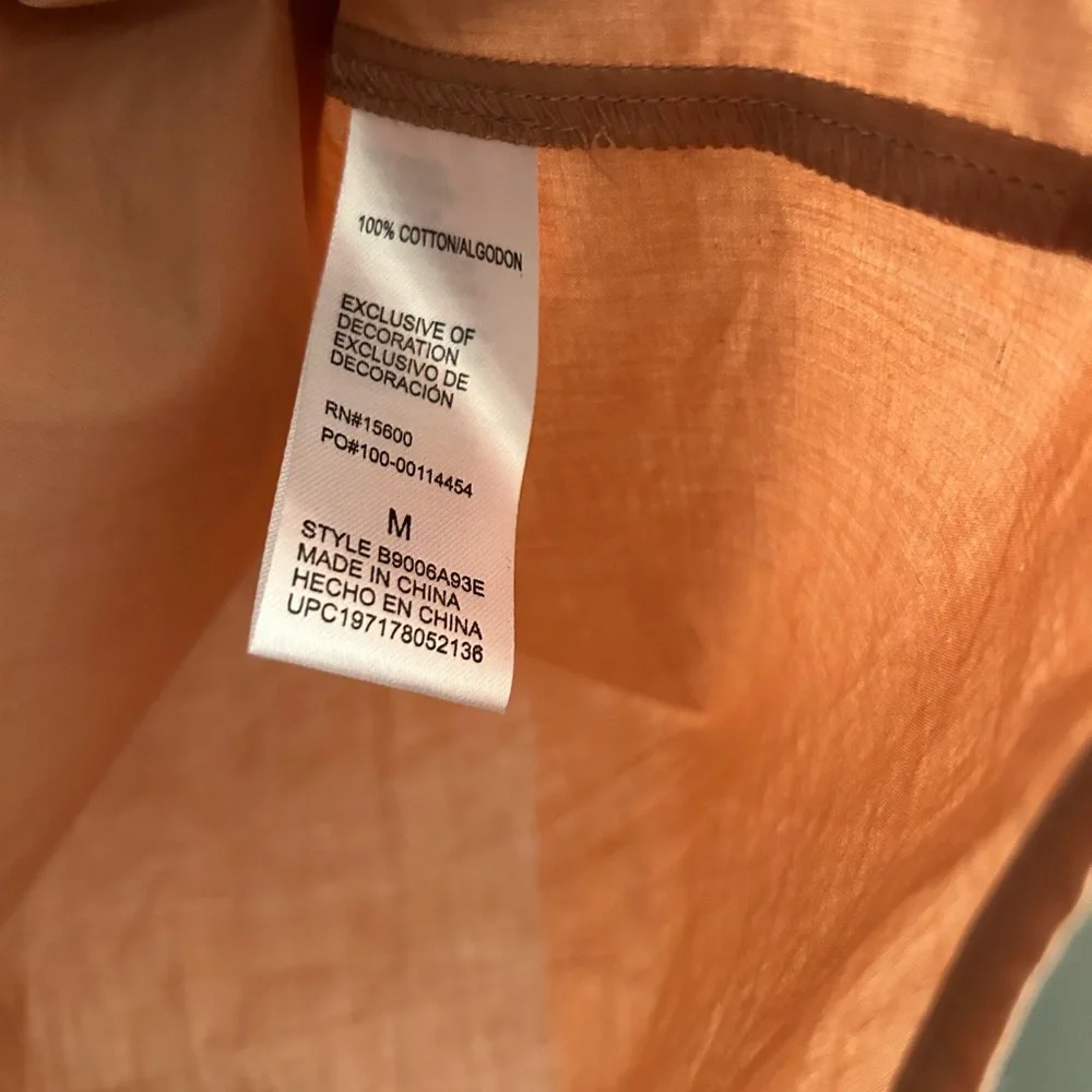 Democracy pouff sleeve embroidered ruffle neck blouse - Picture 5 of 6